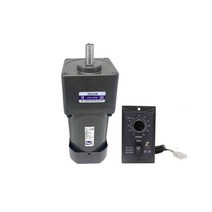 유도전동기 6IK200RGU-CF 200W 220V 단상 AC 기어 감속 속도 제어 모터 가역 + 속도 조절기, 13.21RPM