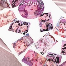 [천삼백케이] [페가콘아이즈] ANGEL CLUB 우표 마스킹테이프, 단품