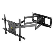 FORGING MOUNT 롱 암 TV 벽 마운트 91.4cm(36인치) 연장 듀얼 관절형 풀 모션 TV 마운트 브래킷 106.7cm(42-90인치) 플랫 커브 TV용 40.6cm