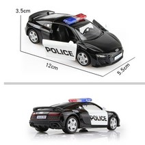 어린이 장난감 선물 남자 친구 경찰차 시리즈 RMZ 시티 다이캐스트 차량 시뮬레이션 절묘한, 11 Audi R8 Sport