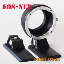Canon ef eos 렌즈 용 어댑터 링 소니호환 E 마운트 nex NEX-3/5/6/7 A7 a7r2 a9 A6300 카메라, 02 with short tripod