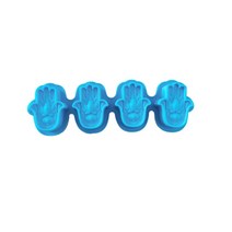 비누만들기diy 실리콘몰드제작 수제 디자인 석고 방향제 몰드 4캐비티 실리콘 비누 금형 손으로 손바닥 모, 02 Blue