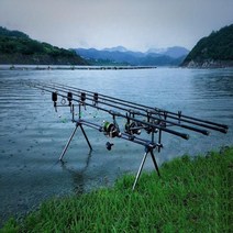 자립다리 낚시대 땅꽂이 섶다리 릴받침대 낚시좌대, 4개의브래킷
