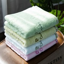 제이트리피에르가르뎅 클로버 호텔 타올 170g 기념수건 기념품 답례품 세면 고급 답례용 타월 행사용 단체선물+jaytreㄷ, 선택_연두