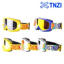 TNZI TN-050 스노우 스키 보드 고글 싱글렌즈 유소년, TNZI TN-050고글, BL-GD