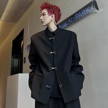 남성 유니크 콤비 차이나카라 마이 봄 남자 캐주얼 자켓 스타일 히피