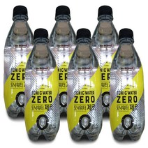 노브랜드 토닉워터 제로 500ml x 6개 무설탕 스파클링 탄산수 레몬 라임향, 1개