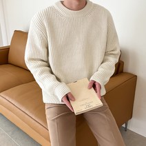 [맨드리]마론 램스울 하찌 니트