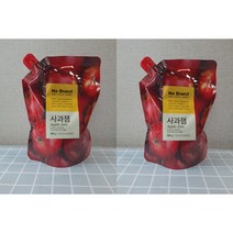 노브랜드 짜서 먹는 사과잼 800g x 2개 와플잼, 1599.9g