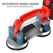 타일진동기 고출력 1200W 전기 폴리셔 120 HZS 타일 기계 이중 흡입 컵 자동 벽돌 놓기 벽 진동기 고성능 타일링 머신, UK