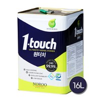 노루페인트 벽면 벽지용 수성페인트 순앤수 원터치 16L 무광, 화이트1