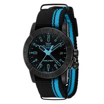 Glycine 글라이신 남성 에어맨 월드타이머 42mm 쿼츠시계 392296