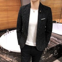 남자 캐주얼 정장 슬림핏 마이 콤비자켓