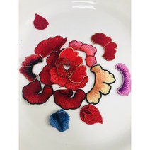 [그레이스샵 ﻿] 핸드메이드 혼합 DIY 자수 꽃잎 20pcs(한세트20개)색상랜덤