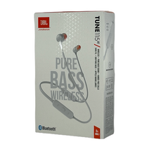 JBL Tune 115BT 무선 Neck밴드 스포츠 인이어 헤드폰 헤드세트s w/Mic - 화이트