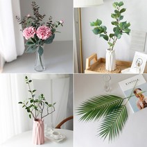 로지스튜디오 감성 그린잎 여름 조화 모음 유칼리 고사리 몬스테라 야자수 집꾸미기, 14.둥근 유칼리