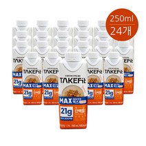 남양 테이크핏 맥스 고소한맛 250ml 단백질 음료 보충제, 테이크핏 맥스 고소한맛 250ml x 24개.SE