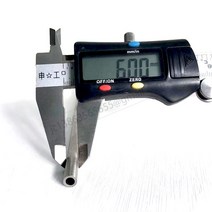 스텐 주름관 스테인레스 스틸 파이프 6mm 금속 튜브 5mm 스틸 튜브 4mm astm sch 튜빙 3mm 자동차 기계 가공에 사용, od6mmxid5mm, 10cm