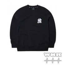 MLB) 픽셀 오버핏 맨투맨 3AMTX0114-50BKS