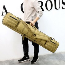 짬낚시가방 밀리터리 중층 민물가방 낚싯대집 더블백, 연그린 위장 1.2m 3겹