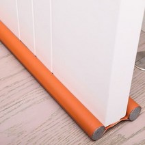 도어 하단 씰 스트립 유연한 바람 감소 스토퍼 씰링 차단기 웨더 방음 벽 패널, orange C_48CM