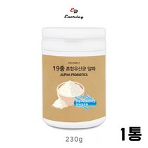 19종 혼합 복합 생 유산균 멀티 특허 코팅 포스트바이오틱스 프로 프리 신 바이오틱스 프락토올리고당 유익균 락토바실러스 가세리 루테리 대용량 분말 가루 파우더 통 국내산, 1통, 1