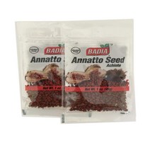 2 Bags-Whole Annatto Seed Annato anato Anatto / Achiote entero Kosher 2x1oz, 1