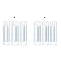 가정용 리프팅 얼굴 마사지기 마이크로니들 테라피 시스템 RF 주입 건 스킨 케어 메조건 줄기 세포 에이징, 04 6Pcs Empty Bottle