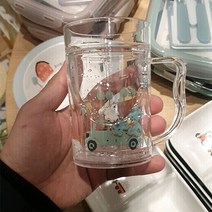 빵빵트랙터 아크릴 핸들워터텀블러 245ML, 1개