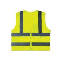 [사백몰] 신호수조끼 MR-401-1 안전조끼 천 형광 회색띠 3XL 야광 신호수 보호복 안전복 작업복 형광 반사 안전띠 야