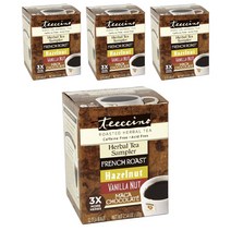 티치노 로스티드 허벌 티 샘플러 12개입, 72g, 4개
