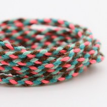 면 믹스 끈 4합 2mm, 6316. 민트브라운