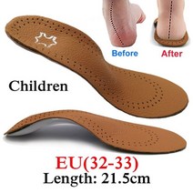 아치 깔창 플랫 피트 아치 지원용 가죽 안창 신발 단독 발용 깔창 남성 여성 OX 다리 수정 평발 족저근막