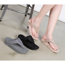 신알지[여성용 여름조리샌들]여자 5cm 가벼운 통굽웨지 쿠션좋은 바닥편한 푹신한 말랑말랑한 슬리퍼 키높이 전체통 실내화 국내제작!! 성인 학생 주니어