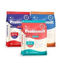 프로바이오밀 글루텐&그레인프리 양고기 오리고기 국산 유산균함유 반습식사료, 2개, 연어 1kg(100gx10개)