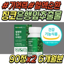 청소년 고3 수험생 기억력 증진 강화 은행잎 추출물 징코 빌로바 두뇌 뇌 브레인 건강 기능 식품 비타민 미네랄 B1 B2 B6 B군 B복합체 B컴플렉스 나이아신 판토텐산 보조제