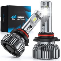 Nilight H11/H9/H8 LED 헤드라이트 전구 14000LM H11 로우 빔 전구 6500k 쿨 화이트 IP67 3897018884, 9006/HB4