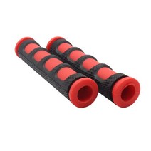 전동킥보드 2개/짝 10cm x 2cm 오토바이 핸드 그립 가드 브레이크 클러치 레버 커버 핸들 바 액세서리, 빨간