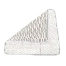 초보자를 위한 러그 만들기 천 DIY 캔버스 쿠션 태피스트리 패브릭, 화이트, 38x38cm, Polyster, 1개