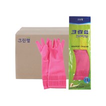 크린랩 고무장갑 대, 100개, 대(L)