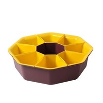 롤링 주방 스핀 신선로 채소 조합 그릇 가정용 분격 비닐 더블레이어 씻다 시장 바구니 슬라이드건조대 대야 3633357429, 9분격 스핀 두꺼운 카메오 엘로