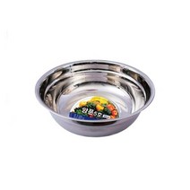 스텐 양푼이 5호 33cm 대야 다라 W - 51668EA, 본상품선택