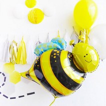 꿀벌 은박 풍선 어린이집 데코 용품 생일 홈 파티 장식, 꿀벌 풍선