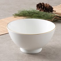 골드라인 도자기 공기 밥공기 밥그릇