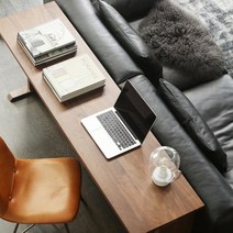 좁고긴테이블 폭좁은 테이블 카페 창가 침대 틈새 협탁, 160x45x75cm