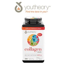 youtheory 콜라겐 어드밴스드 포뮬라 Collagen Advanced Formula 390정, 1개