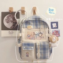 초등학생책가방 캐릭터 체크 예비 초등 책가방 신학기 입학 선물