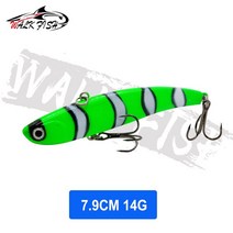 도보 물고기 침몰 진동 낚시 미끼 10g 14g 18g 22g 하드 인공 VIB 겨울 얼음 파이크 태클 Isca Pech, 11 Type B-14g, 1개