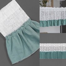 레이스 바란스 커튼(106CMX45CM) 신혼집커튼 로맨틱커튼 신혼커텐