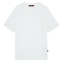 파렌하이트 파렌하이트 투버튼 헨리넥 아이보리 반팔 니트 (FAUCC8025)IV